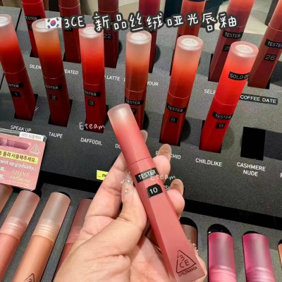 【代购】3CE 新品丝绒哑光唇釉