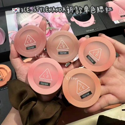 【代购】3CE STYLENANDA新款单色腮红​