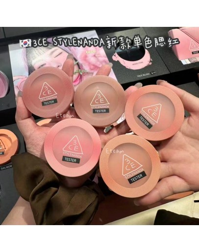 【代购】3CE STYLENANDA新款单色腮红​