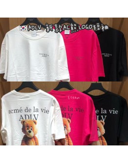 【代购】ADLV 新款AC熊LOGO短袖 A19
