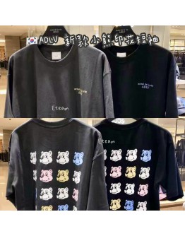 【代购】ADLV 新款小熊印花短袖 A20
