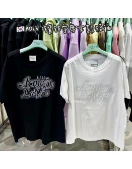 【代购】ADLV镶钻字母女款短袖