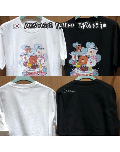 【代购】ADLV×LINE FRIEND 联名短袖 LF02
