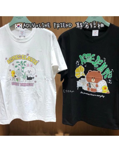 【代购】ADLV×LINE FRIEND 联名短袖 LF03
