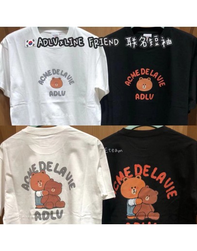 【代购】ADLV×LINE FRIEND 联名短袖 LF05