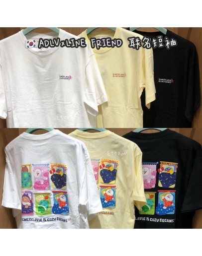 【代购】ADLV×LINE FRIEND 联名短袖 LF06