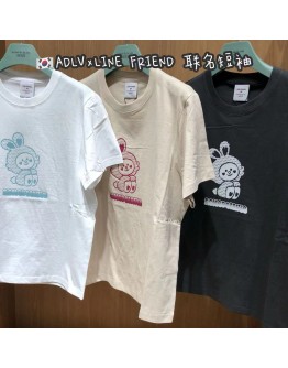 【代购】ADLV×LINE FRIEND 联名短袖 LF08