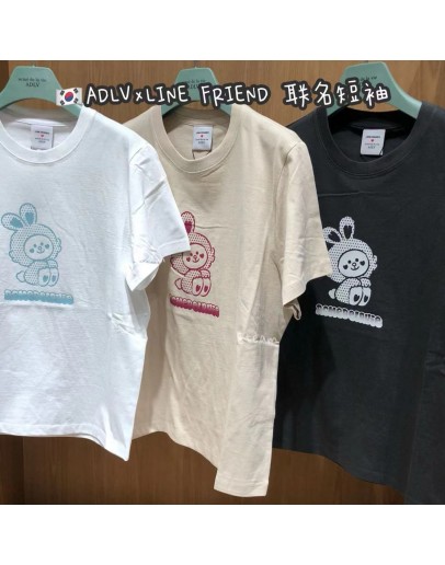 【代购】ADLV×LINE FRIEND 联名短袖 LF08