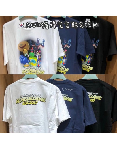 【代购】ADLV×海绵宝宝 联名短袖 SP01