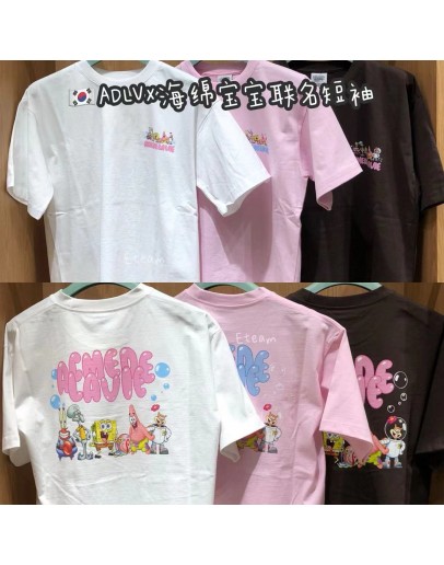 【代购】ADLV×海绵宝宝 联名短袖 SP03