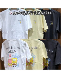【代购】ADLV×海绵宝宝 联名短袖 SP04