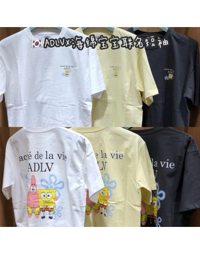 【代购】ADLV×海绵宝宝 联名短袖 SP04