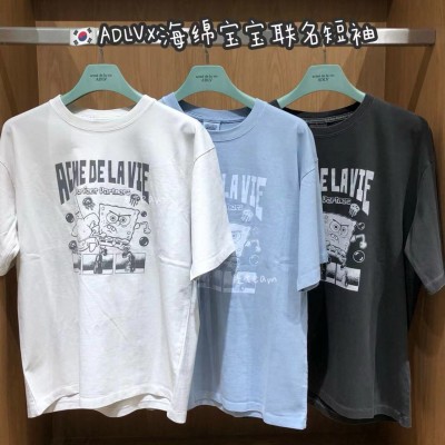 【代购】ADLV×海绵宝宝 联名短袖 SP06