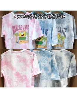 【代购】ADLV×海绵宝宝 联名短袖 SP07