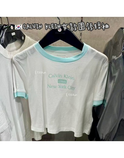 【限时代购】CALVIN KLEIN女款圆领短袖
