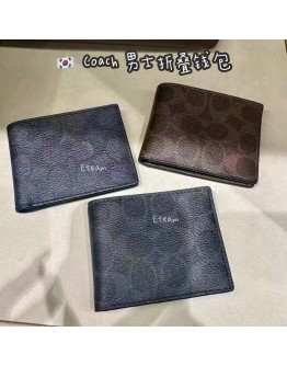 【限时代购】COACH 男士折叠钱包