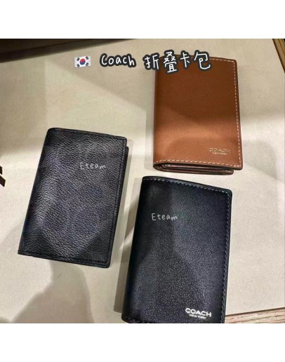【限时代购】COACH 折叠卡包
