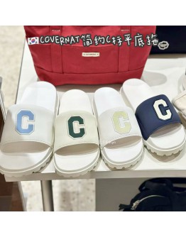 【代购】COVERNAT 简约C标平底拖
