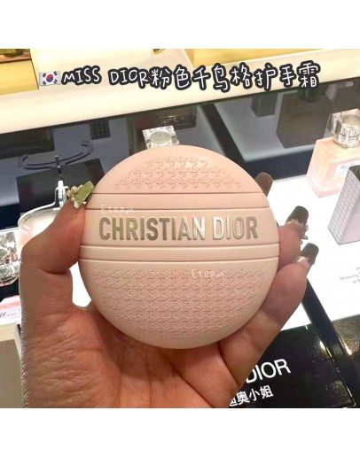 【限时代购】MISS DIOR粉色千鸟格护手霜​​ 50ML