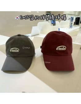 【代购】EMIS简约线条棒球帽