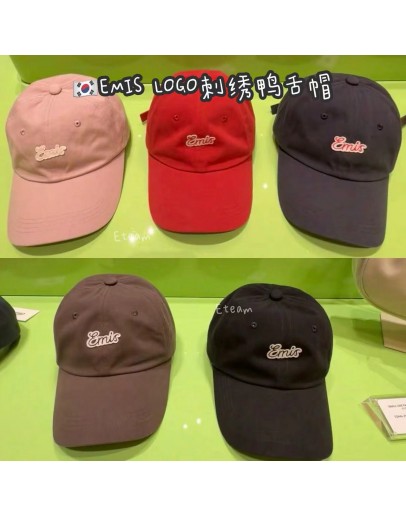【代购】EMIS LOGO刺绣鸭舌帽