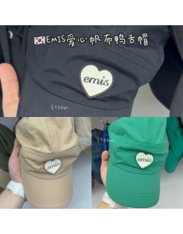 【代购】EMIS爱心帆布鸭舌帽