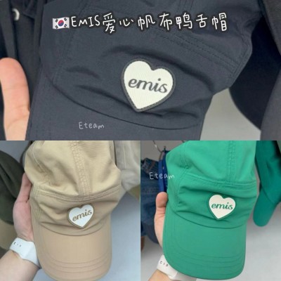 【代购】EMIS爱心帆布鸭舌帽