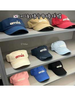 【代购】EMIS刺绣字母棒球帽