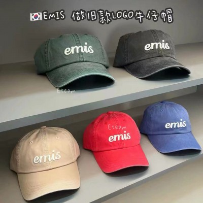 【代购】EMIS做旧款LOGO棒球帽