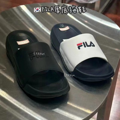【代购】FILA厚底拖鞋
