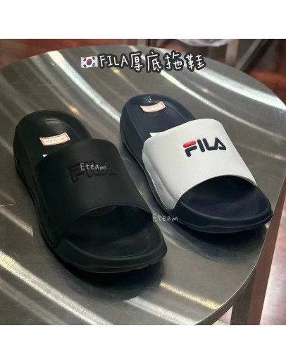 【代购】FILA厚底拖鞋