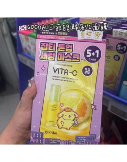 【代购】GOODAL三丽鸥联名VC面膜​ 5+1片装​