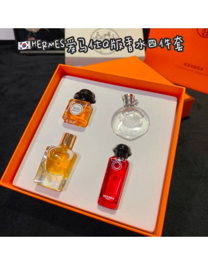 【限时代购】HERMES爱马仕Q版香水四件套 7.5ML*4