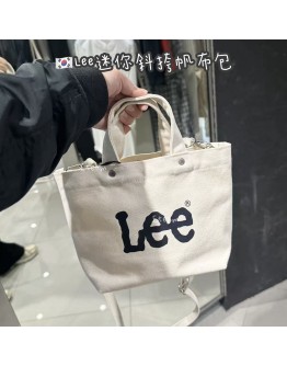 【代购】LEE 迷你斜挎帆布包