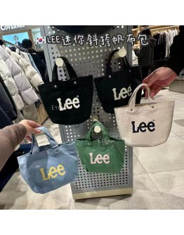 【代购】LEE 迷你斜挎帆布包