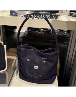 【代购】LEE 牛仔托特包