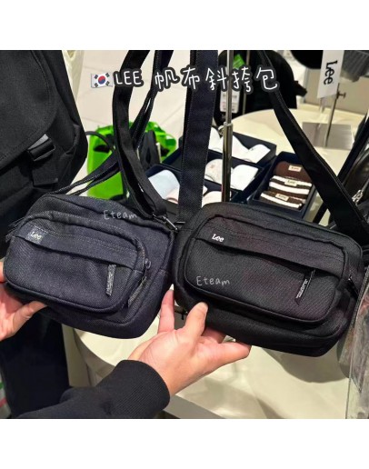 【代购】LEE 帆布斜挎包