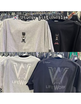 【代购】LIFEWORK刺绣LOGO短袖 L1