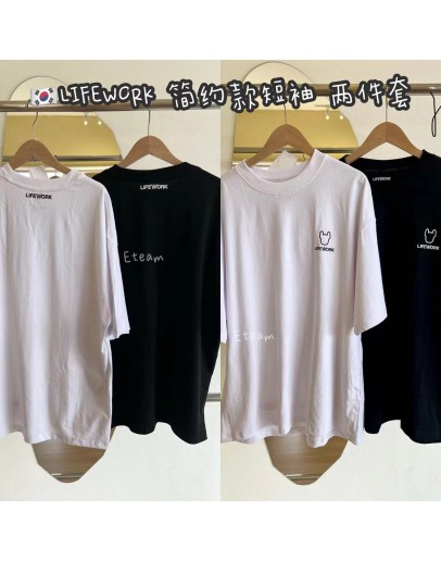 【现货】LIFEWORK简约款短袖 两件套