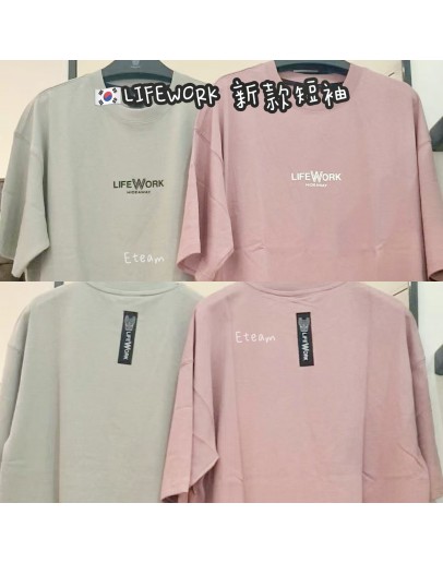 【代购】LIFEWORK 新款短袖 L19