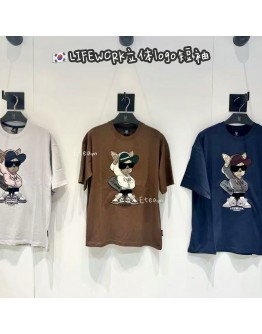 【代购】LIFEWORK立体logo短袖
