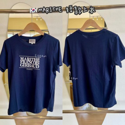 【现货】MARITHE圆领短版上衣