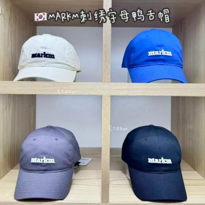 【代购】MARKM 刺绣字母鸭舌帽