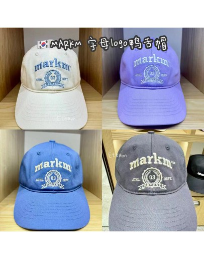 【代购】MARKM 字母LOGO鸭舌帽