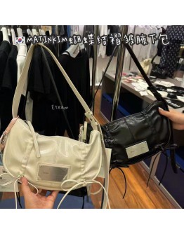 【代购】⁣MATINKIM蝴蝶结褶皱腋下包