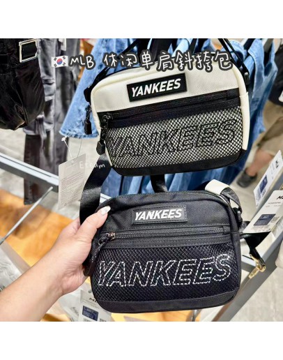 【代购】MLB 休闲单肩斜挎包