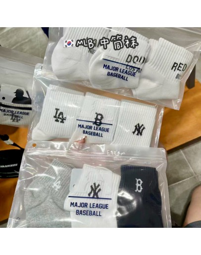 【代购】MLB 中筒袜