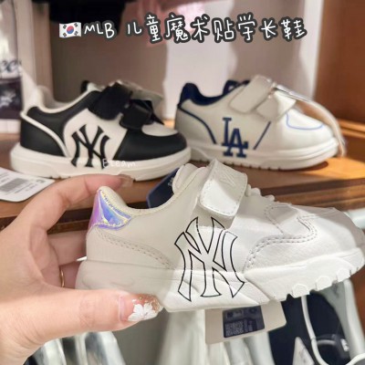 【代购】MLB 儿童魔术贴学长鞋