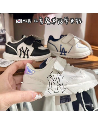【代购】MLB 儿童魔术贴学长鞋