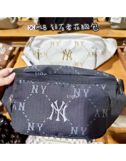 【代购】MLB 钻石老花胸包